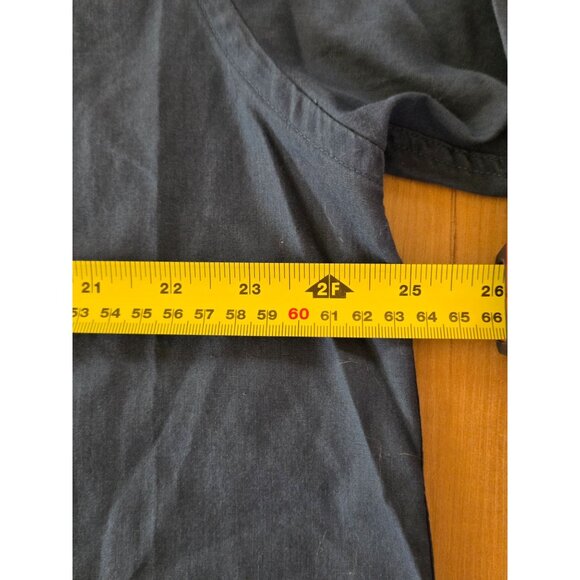 Hill & Archer Dress Shirt Mens 17 34/35 Long Sleeve Blue Single Needle Tailoring - Picture 3 of 5